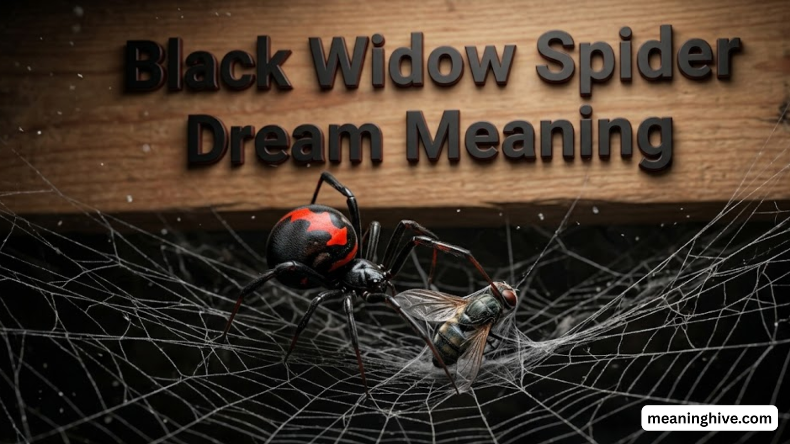Black Widow Spider Dream Meaning
