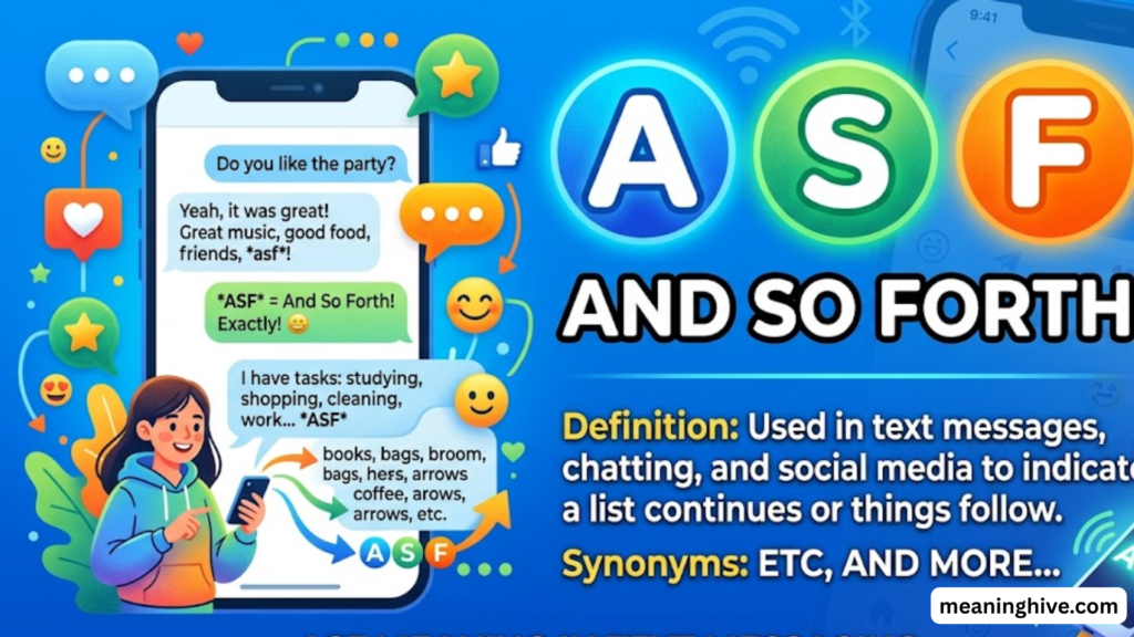How ASF Is Used in Real-Life Texting