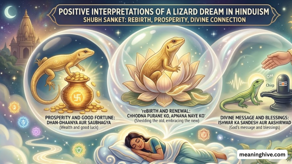 Positive Interpretations of Seeing Lizard in Dream