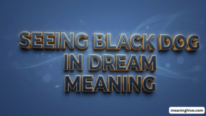 Seeing Black Dog In Dream Meaning
