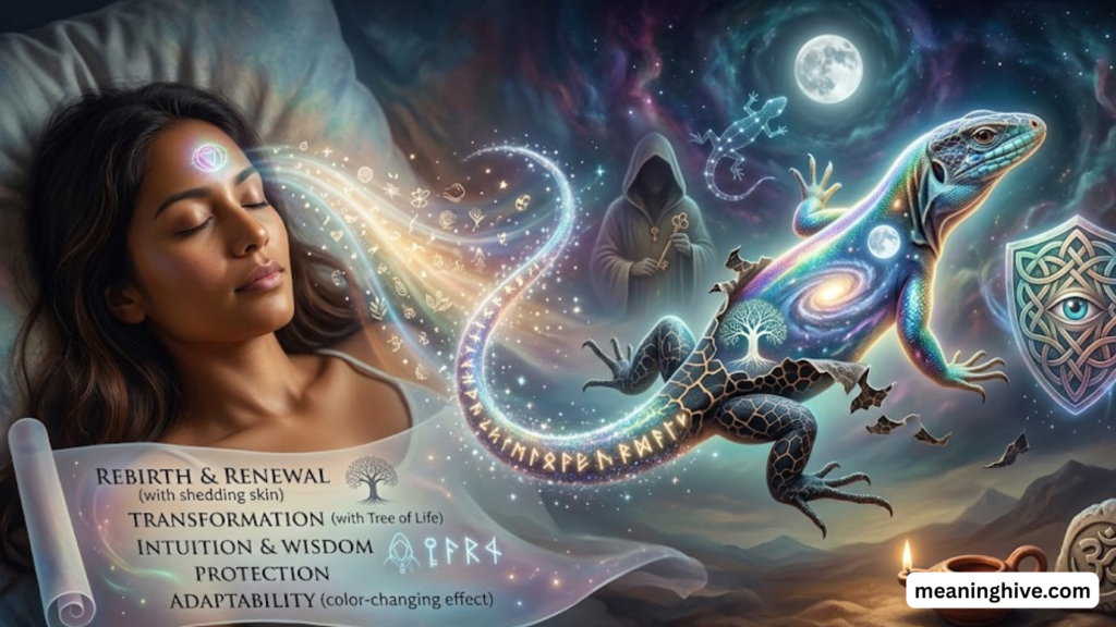 Spiritual Meaning of Seeing Lizard in Dream