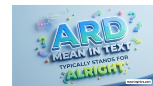 ARD Mean in Text