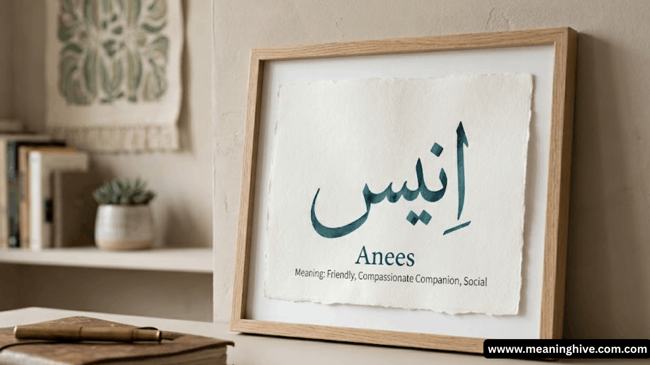 Anees Meaning in Text