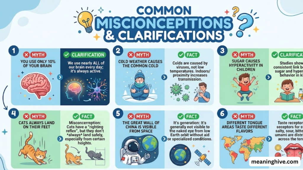Common Misconceptions & Clarifications