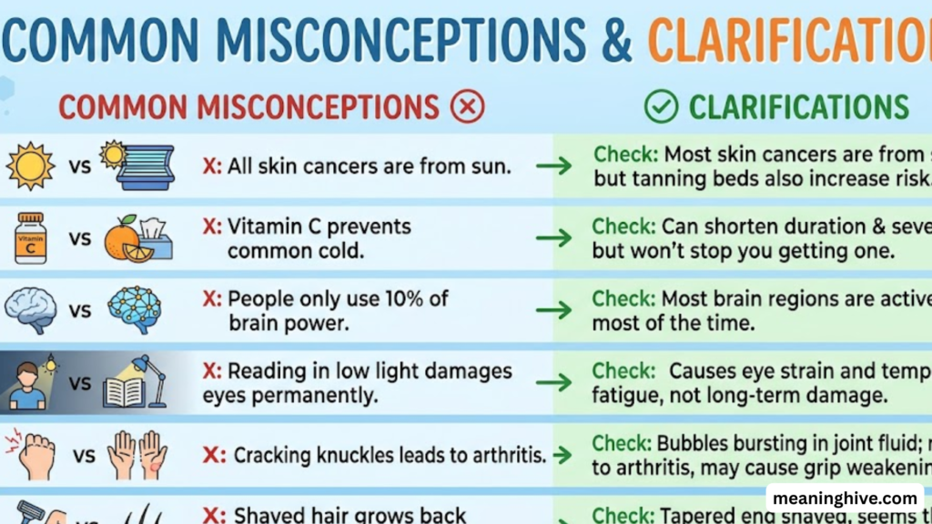 Common Misconceptions & Clarifications