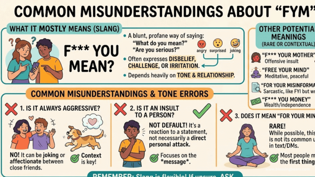 Common Misunderstandings About fym