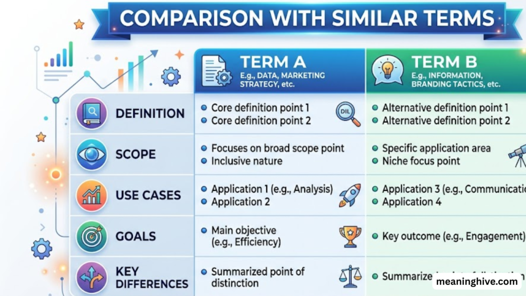 Comparison with Similar Terms