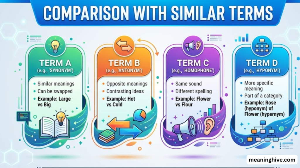 Comparison with Similar Terms
