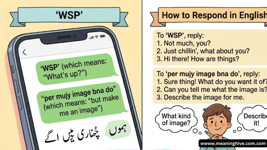How to Respond When Someone Says wsp