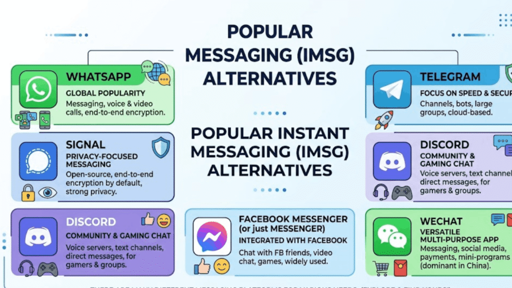 IMSG Alternatives You Might See Online