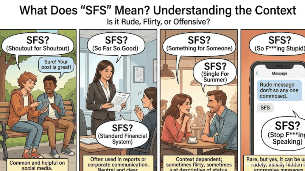 Is SFS Rude, Flirty, or Offensive