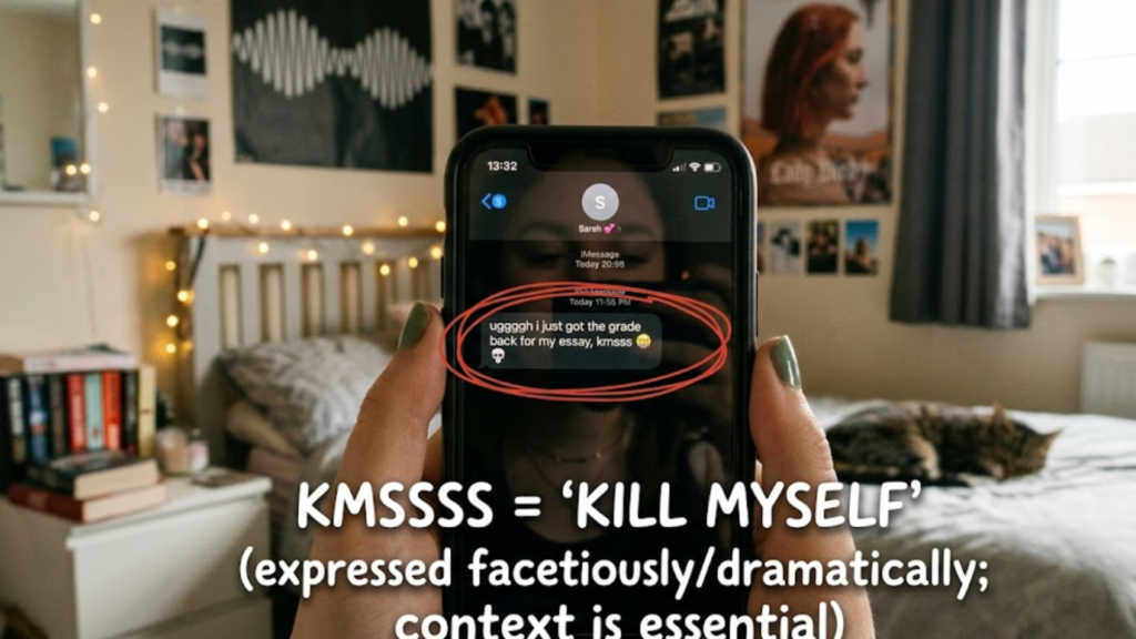 KMS Mean in Text From a Girl