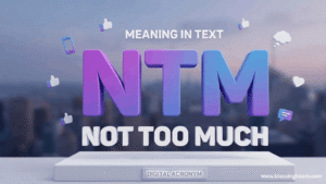 NTM Meaning in Text