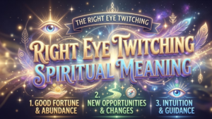 Right Eye Twitching Spiritual Meaning