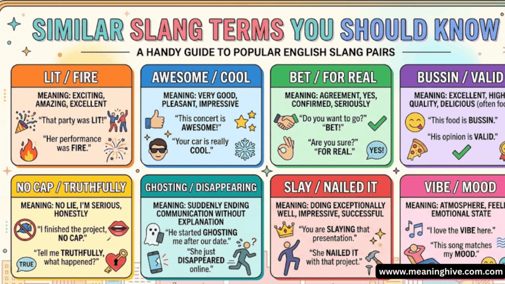 Similar Slang Terms You Should Know
