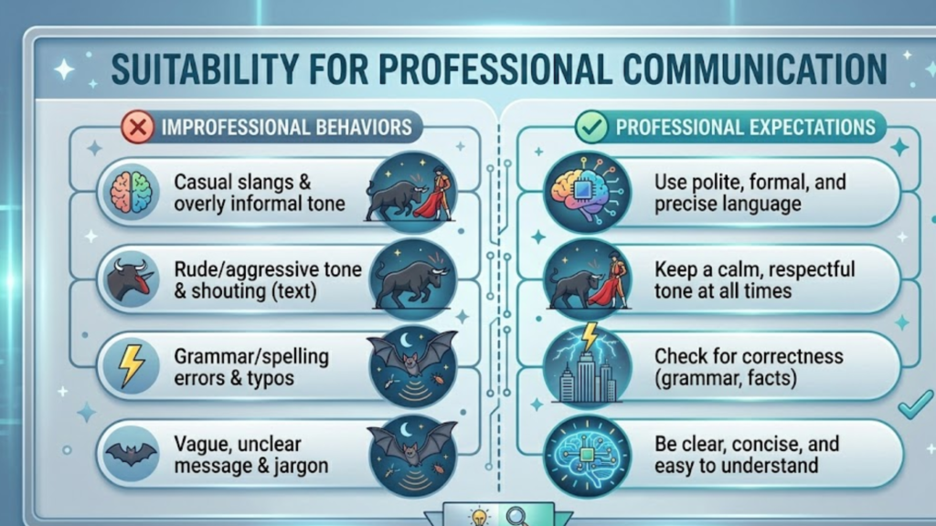 Suitability for Professional Communication 