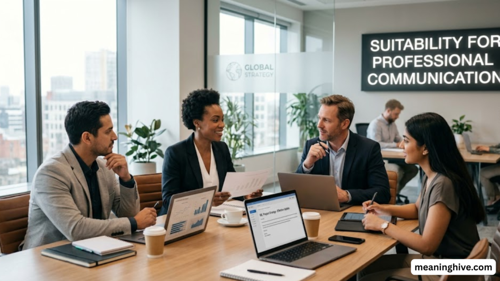 Suitability for Professional Communication