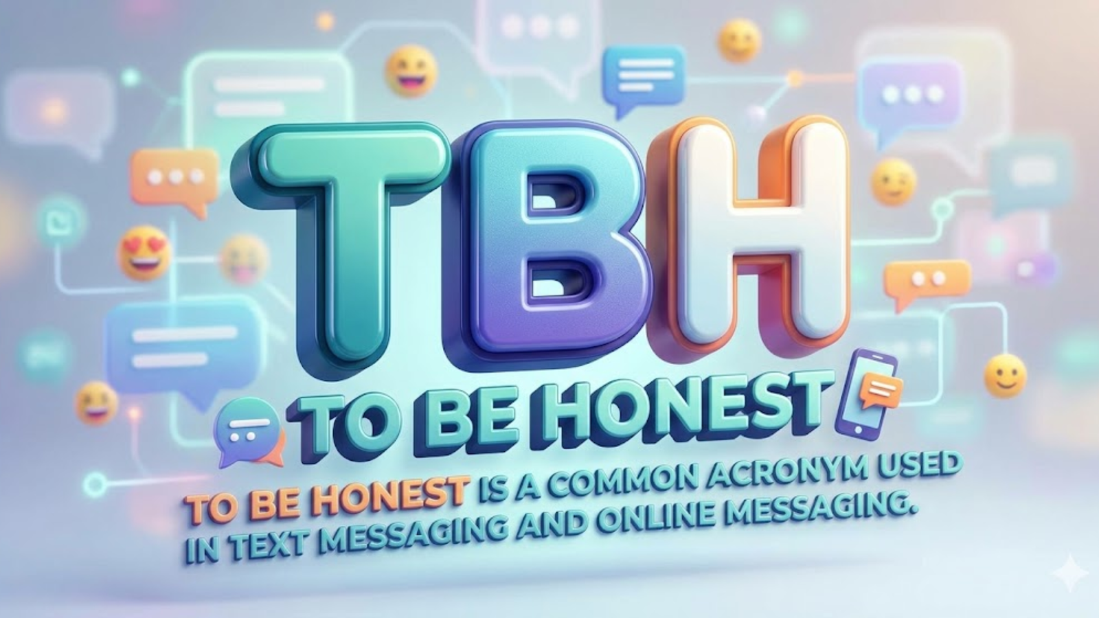 TBH Meaning in Text