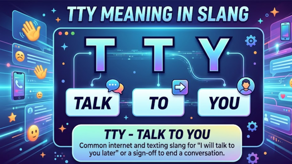 TTY Meaning in Slang