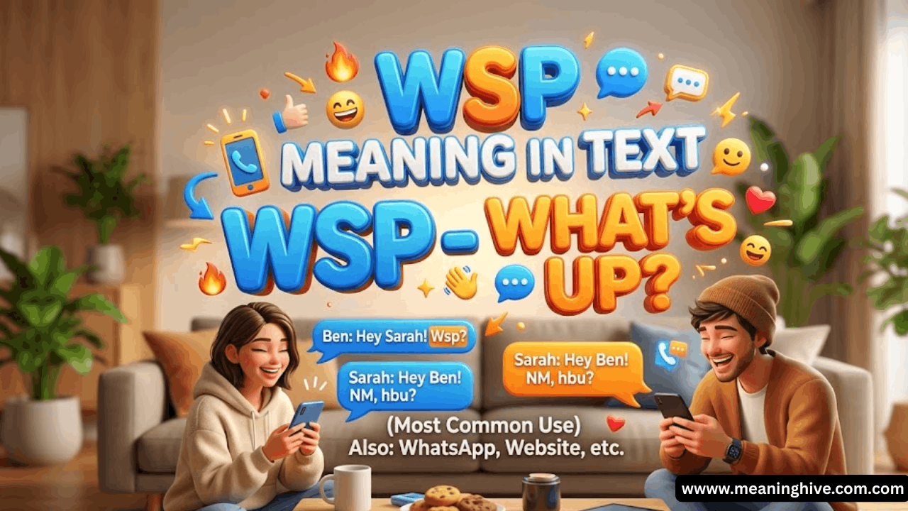 WSP Meaning in Text
