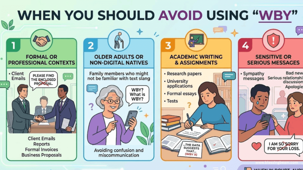 When You Should Avoid Using WBY