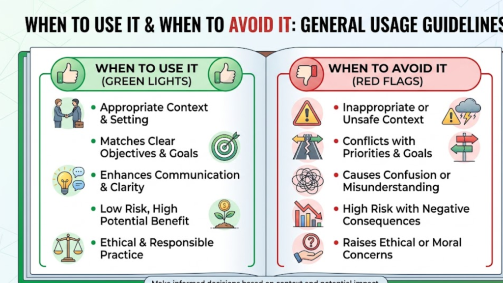 When to Use It & When to Avoid It