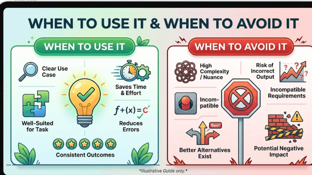 When to Use It & When to Avoid It